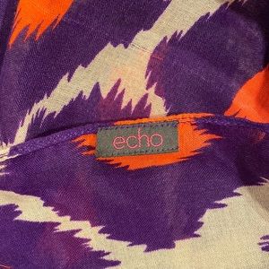 Echo batik-print scarf